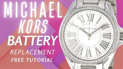 how to replace michael kors watch battery|watch battery for michael kors.